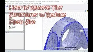 How to Remove Tiny Structures to Reduce Mesh Size