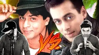 SHAHRUKH KHAN vs. SALMAN KHAN - Early Years (90's + 00's) | SING-OFF (DmEdge)