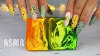 ASMR Satisfying SOAP Tapping Carving Scratching 100% TINGLES | АСМР Резка мыла ШЕПОТ 100% МУРАШКИ