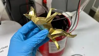 Gold Plating a 3D printed item