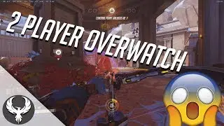2 GUYS 1 KEYBOARD! | OVERWATCH 2 PLAYER W/Just Nez