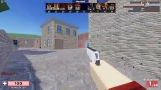 Playing Roblox