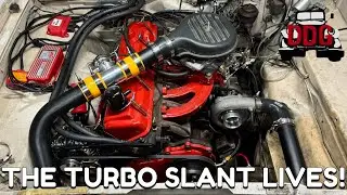 IT'S ALIVE! Turbo 170 Slant Six Solid Engine Mount Build, Downpipe & Wastegate Setup, And Much More