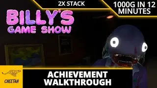 Billy's Game Show - Achievement Walkthrough (1000G IN 12 MINUTES) 2x STACK