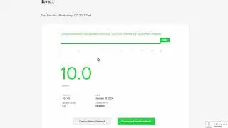 Adobe Photoshop CC 2017 Skills Test for Fiverr has become available for order. 2024.