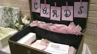 Cricut Letters for Wedding Card Box