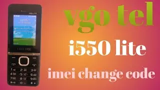 vgo tel i550 imei change code ! vgo tel i550 invalid sim solution ( Abdullah technique)