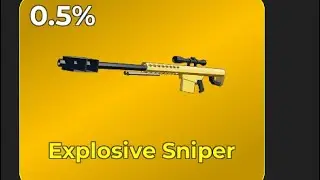 Explosive sniper SHOWCASE! new 0.5% weapon