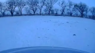 Тест-драйв СВП на снегу