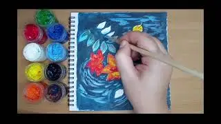 Рисуем яркий осенний мотив
