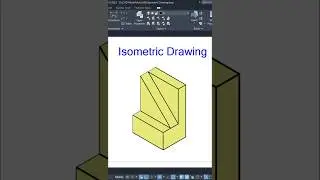 How to create Isometric Drawing in AutoCAD | AutoCAD Isometric Drawing Practice 