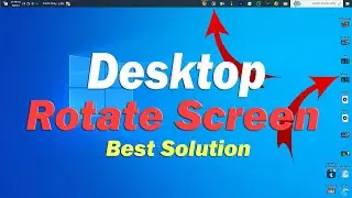 Desktop & Laptop Screen Rotation | How to rotate laptop Screen? মনিটর রোটেশনের সহজ সমাধান Tech Video