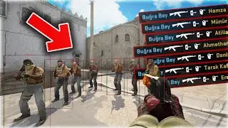 PARALI HİLE İLE AİM HACK VS 8 KİŞİ ! - İMKANSIZ  YENMELERİ