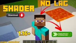 Best Shader For Minecraft Pojav launcher No Lag 1.16+ versions