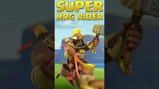 super hog rider 😱❤🥰 one more new update clash of clans #coc #clashofclans #supercell #shorts