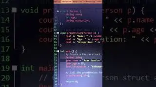 struct code simple c++