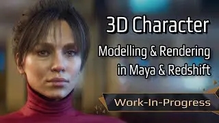 3D Character Modelling Services - Work-In-Progress
