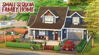 Small Sequoia Family Home 💙 | The Sims 4 Speed Build