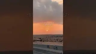 What a beautiful sunset in Saudi Arabia #fyp #sunset #beautifulview #saudi #riyadh #travel #tour