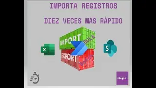 Importa registros 10 veces más rápido a SharePoint
