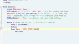 AutoIt tutorial - Making GUI