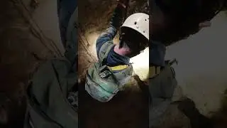Mineshaft drop with the 360 camera. Interesting new perspective!