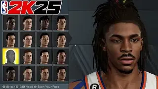 JA MORANT 2K25 FACE SCAN IN NBA 2K25