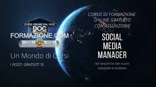 Corso Formazione Professionale OnLine Gratuito con Assunzione per Disoccupati - Social media manager