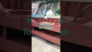 T B Dam new Gate restoration work || Stoplog for T B Dam gate #tungabhadradam