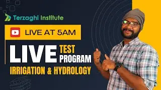 Live Test Program Irrigation and Hydrology |Terzaghi Institute