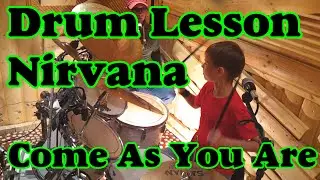 Nirvana  Come As You Are Drums Урок Игры На Барабанах Drum lessons