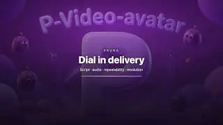 Dial In Delivery | Script, Voice Prompt, Audio Override, Seed & Resolution | P-Video AI Avatar