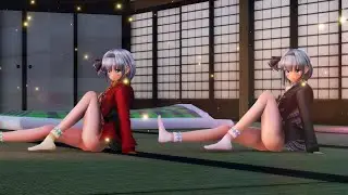 【東方MMD・R18】冬服わかみょんズの Chocolate Cream 【リク応答・4K】
