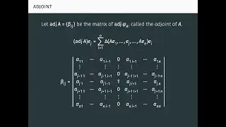 The Determinant of a Matrix (Determinants Done Right Part 3)