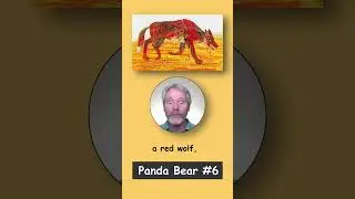 Part-6 "Panda Bear, Panda Bear, What Do You See?" #SHORTS  パンダくん、パンダくん、 なにみているの？ - ブライアン先生の英語絵本読み聞かせ