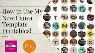 How to Use My New Circle Letter Template in Canva!