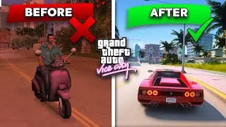 I Remastered GTA Vice City with Just 5 Mods!! | Better Than Definitive Edition?