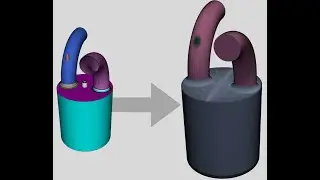 Building a mesh from dirty CAD in Coreform Cubit
