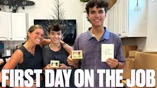 PUTTING IN WORK ON LABOR DAY | OUR KIDS FIRST REAL PAYING JOB