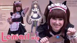 L-email Wig Review: Chocola (Nekopara) Wig & Cosplay