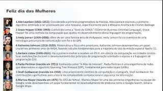 Feliz Dia Das Mulheres