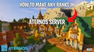 How To Make Ranks on Aternos Server PowerRanks Plugin Tutorial
