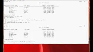 SQLPlus Formatting Commands