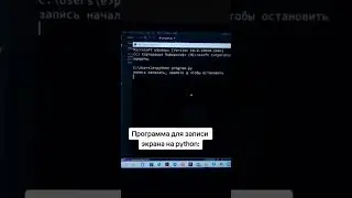 Программа для записи экрана на Python
