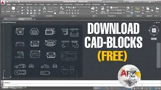 Free Cad- Blocks Download || How to insert free Cadblocks by ATCADD