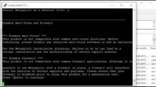 Metasploit Framework server install