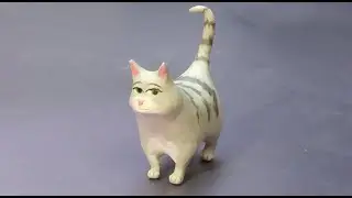 Лепка, Кошка - Хлоя из пластилина / The secret Life of Pet