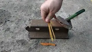 Вылез косяк, разбиваю рукоять.