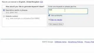 googles keyword tool