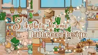 3 Aesthetic Korean Bathroom Design 🧺🧻🧼 | Toca Boca | Toca Life World 🛁🧻🧻